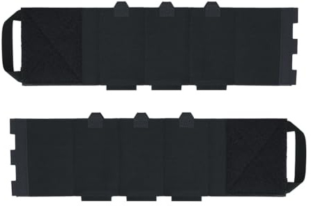 Taktisk Sidotätning med Snabbkoppling, Justerbar Elastisk MOLLE-kummerbund | Kompatibel med magasin i kaliber 5,56, magbältesdesign, 500D-nylon, kardborrefäste, för LV119