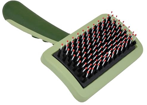 Coastal Pet Safari Comfort Grip Curry Brush for Dogs - Dog Bath and Shampoo Brush and Massager for Indoor & Outdoor Dogs with Short Hair - One Size