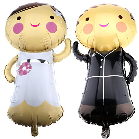 Enet - Ballon géant en aluminium pour décoration de fête de mariage