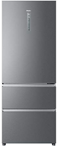 Haier Réfrigérateur multiportes A3FE743CPJ - 431 L - A++ - No-Frost - My Zone flexible - Éclairage LED Daylight - 2 tiroirs EasyAccess - Finition Platinium