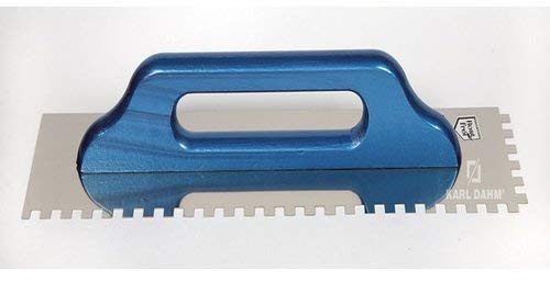 Truelle à lisser les dents en acier inoxydable - Largeur de travail : 500 mm - Type : 11654/4 mm