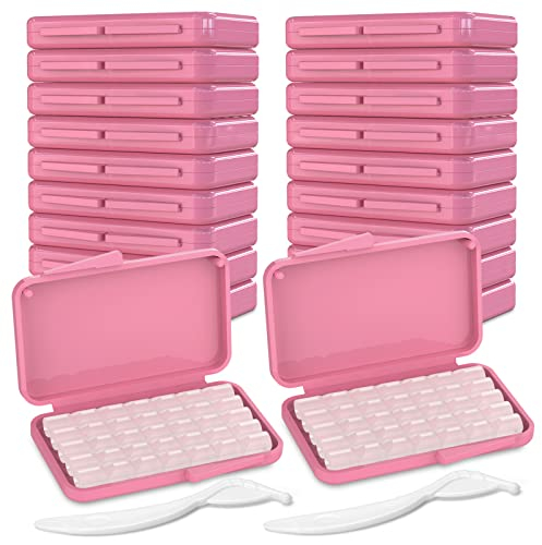 Kieferorthopädisches Wachs für Zahnspangen, 20 Stück/100 Streifen Dentalwachs Zahnspangenträger-Wachs zur Linderung von Reizungen und Schmerzen, Rose Geschmack