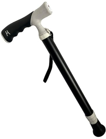 Trekkingstavar av titanlegering infällbar justerbar käpp hjälpande käpp för blinda halkfri utrustning för bergsklättring(38~105cm)