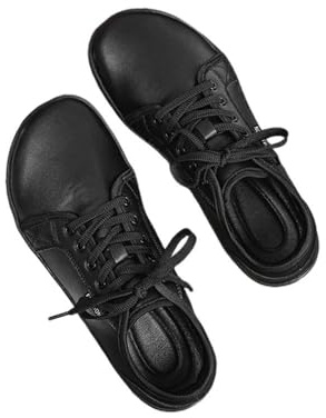 Treer Zapatillas Barefoot Hombre Otoño Zapatillas Minimalistas Barefoot Hombre Casual Zapatillas de Trail Running Pies Anchos Ligeras Calzado Zapatos para Montaña Fitness PU Artificiales