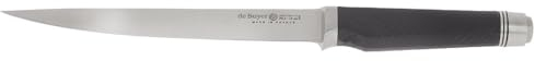 De Buyer - Couteau à filet de sole FK2 en acier inoxydable - Longueur 18 cm -, Noir