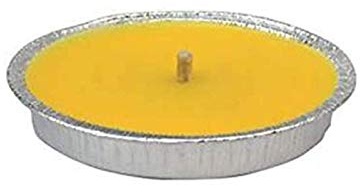 Palucart candela citronella giardino in alluminio 11 cm set da 60 pezzi giardinaggio antizanzare feste ed eventi