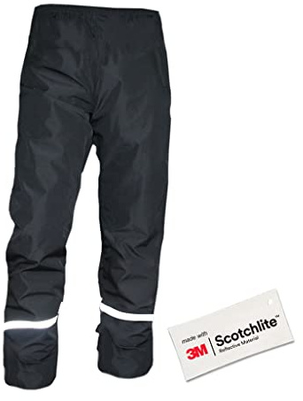 Salzmann wasserdichte Regenhose | Leichte & Winddichte Wanderhose | Hergestellt mit 3M Scotchlite