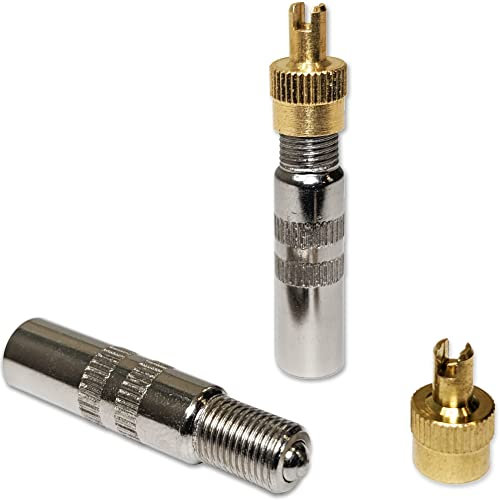 MOOVMOOV Rückschlagventil-Adapter 4 cm - Ventilverlängerung für schlauchlose und aufblasbare Reifen, kompatibel mit dem Xiaomi M65, Pro, Essential, Dualtron und Anderen Elektrorollern