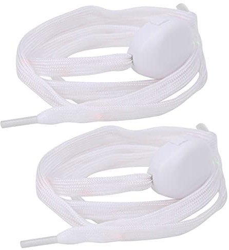 KENANLAN Cordones de Zapatos LED Intermitentes, Deportes Al Aire Libre Cordones de Zapatos LED de 7 Colores Cordones de Zapatos Luminosos Impermeables Cordones de Zapatos