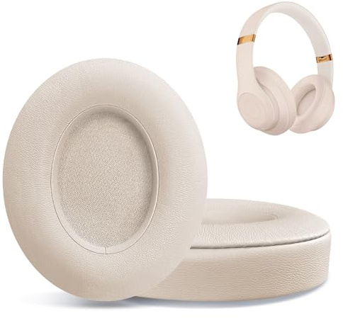 Replacement Ear Pads for Beats Studio 2 & Studio 3 Wired & Wireless Headphones, Ear Cushions, Headset Earpads, Ear Cups Cover with Soft Protein Leather-Pink