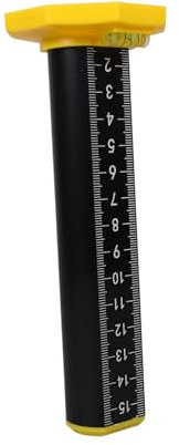 Homoyoyo Tiling Leveling Tool Contour Gauge Magnetic Black Dual-Purpose Scale Ceiling and Floor Tile Ruler for Precise Wall and Floor Tile Installation