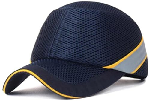 Dianzan Gorra De Seguridad Antigolpes, Gorra De Béisbol De Malla Transpirable, Clásica, Protectora para Cabeza, Ligera, para Hombres Y Mujeres.