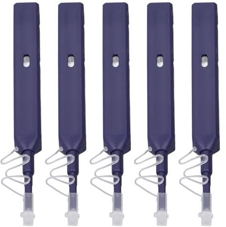 Fiber Cleaner Pen - 5 MU Connectors 1.25mm Diameter - Efficient, Destructive Cleaning Fiber Optics
