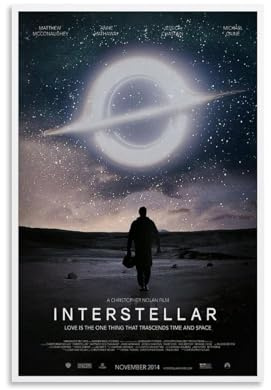 Generisch Pellicole Classiche Interstellari per Camere da Letto, Tela Artistica per Parete Decorazione Camera Poster 30 x 45 cm (30 x 45 cm)