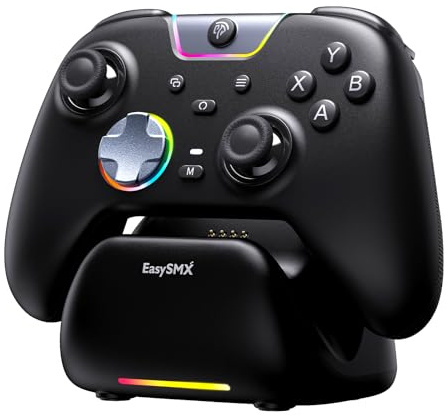 AKNES EasySMX X05Pro Mando para PC/Switch/Android/iOS(Negro)