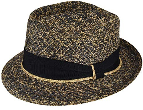 Bailey of Hollywood herr Romeo flätad halm Fedora Trilby hatt