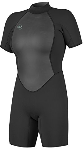 O'Neill Damen Women's Reactor Ii 2mm Back Zip Spring Wetsuit, Schwarz, 16 EU
