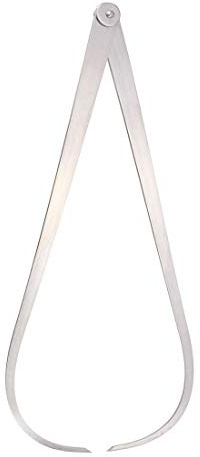 uxcell Outside Caliper 400mm 16 Inch Firm Joint Stainless Steel Measuring Tool