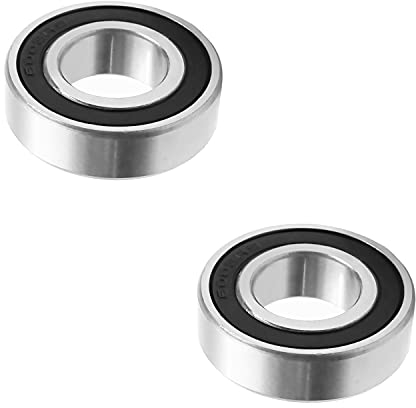 Othmro 6003-2RS Rillenkugellager 17 x 35 x 10 mm, Kugellager, doppelt gummiert, Kohlenstoffstahl, 2 Stück