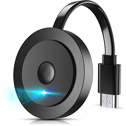 Wireless HDMI Dongle TV 4K, Drahtloser Smart Media Player Streaming, Bildschirm Casting für Miracast/iOS/Mac OS/Airplay/Android/Windows/DLNA, zu HDTV, Monitor, Projektor