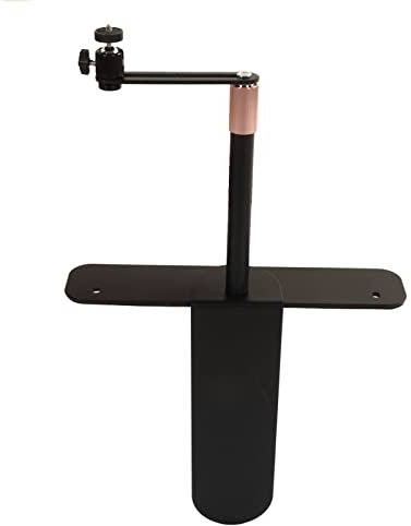 Support de Projecteur pour canapé de Chevet, Support caché pour Projecteur à Rotation à 360 °, Support de Projecteur Mural de Bureau Portable à Hauteur Réglable pour Bureau à (Noir)