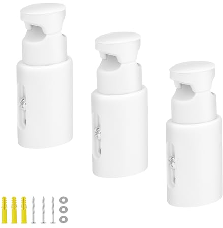 AMONENZ 3 Stück Heizkörper Halterung, Einstellbar Halterung für Badheizkörper, Handtuchheizkörper Halterung, für Gerade o Gebogene Badheizkörper