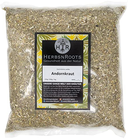 Andornkraut • 500g • hustenreiz lindern • Erste Wahl • hoher Wirkstoffanteil • ähnlich Schwedenkräuter • HerbsnRoots