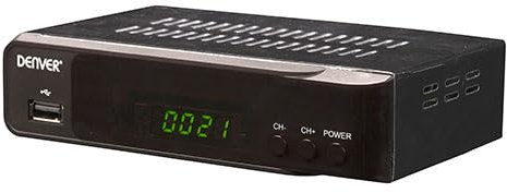 Receptor de TV Satélite DVB-S2 con USB, Ideal para Recibir señal Digital y Disfrutar de Canales de televisión por satélite.