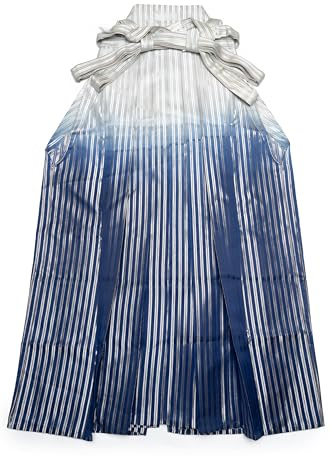DEAR VANILLA Authentic Japanese Andon Hakama 94cm Men's Kimono Pants/Skirt Made in Japan HKM-0133 Blue
