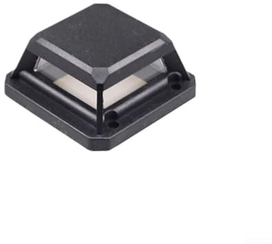 protections de fenêtre en plastique noir 4,8 x 4,8 x 2,2 cm Pièce de rechange pour niveau laser