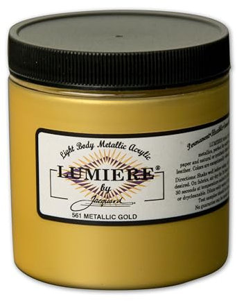Jacquard Lumiere Stofffarbe, 237 ml, Metallic-Gold