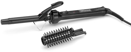 TRESemme Defined Curls 16mm Curling Tong, Ceramic-Coated Hair Curler, Up to 185°C, Worldwide Use, Black, 271TU