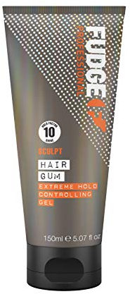 Fudge Professional Hair Gum, Extreme Hold Hair Gel, Mens Hair Styling Gel, 150 ml