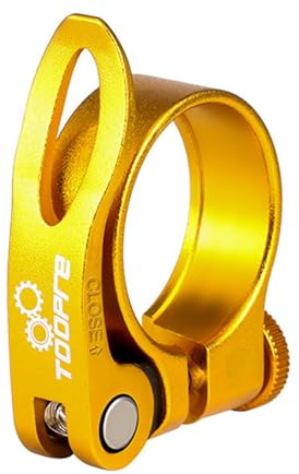 Cierre de sillín o abrazadera tija de sillín bicicleta con palanca de liberación rápida para Mountain Bike (MTB) o carretera de 31,8MM / 34,9MM
