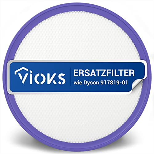 VIOKS Vormotorfilter Ersatz für Dyson 917819-01 154mmØ - Motorfilter für Staubsauger Vormotor-Filter/Ersatzteile für Bodenstaubsauger DC19 DC20