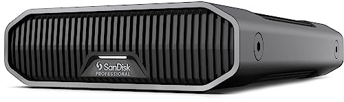 SanDisk Professional 12TB G-Drive Enterprise-Class External Desktop Hard Drive - 7200RPM Ultrastar HDD Inside, USB-C (10Gbps), USB 3.2 Gen 2, Mac Ready - SDPHF1A-012T-NBAAD