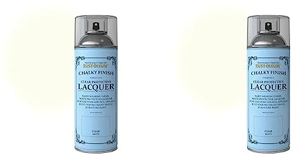 Rust-Oleum 400ml Furniture Lacquer Spray Paint - Clear (Pack of 2)