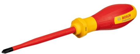 Bosch Professional VDE-skruvmejsel PH2x125 (certifierad upp till 1 000 V, isolerad med termoplastisk elast (TPE))