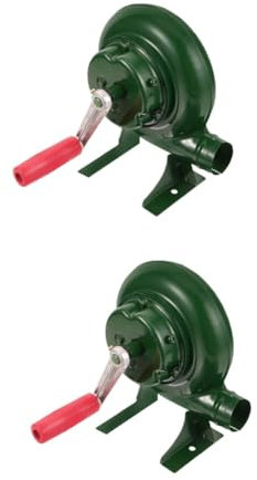 ibasenice 2 Piezas pequeño soplador mini parrilla ventilador de aire cámping parilla Ventilador manual soplador de aire hand fan ventilador de barbacoa de camping soplador de mano planchar