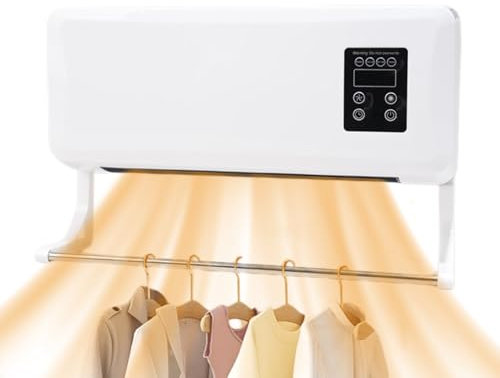 Aire Acondicionado y Calefactor Dividir - Portátil Sin Conductos,Compacto de Aire Acondicionado Montado en Pared Sin Ventana Necesaria Para Dormitorio Hogar Baño