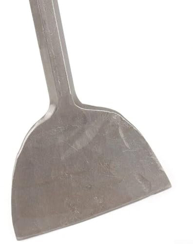 SDS - Cincel de martillo eléctrico de cabeza plana, con vástago hexagonal de 280 mm de ancho, para eliminación de azulejos de pared de cemento, demolición de rotura (tipo 2)