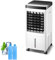 Rafraîchisseur d'air Silencieux,Climatiseur Mobile sans Évacuation 10L,Refroidissement,Ventilateur,Humidificateur,Purificateur,2 Pain De Glace,Mini Clim Portable(26x26.5x61.8cm/10x10.4x24in)