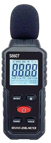 Medidor Decibelios, Digital 30~130dB decibelímetro dB medidor de nivel de sonido medir el nivel de ruido del sonido medidor de decibelios 0,1 dB sonido profesional