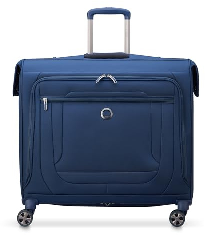 DELSEY PARIS Helium DLX Rolling Garment Bag with Spinner Wheels, Navy Blue