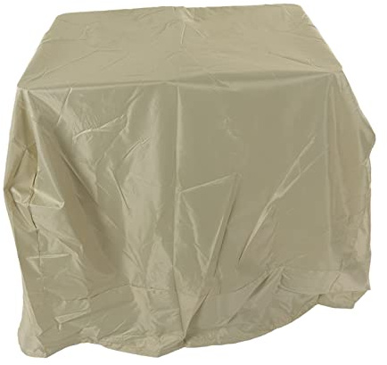 Snow Thrower Cover UV Protection Large Portable Snow Shovel Dust Cover for Snow Thrower Rain Snow Dust Sun Protection (Beige)