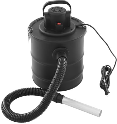 Inszxight Ash Vacuum Cleaner, Fireplace Ash Vacuum for Pellet Stoves/Wood Stoves – 1200W 18KPa Strong Suction, 5.28Gal Capacity, Dual Filtration for Homeowners & Fireplace/Pellet Grill Users