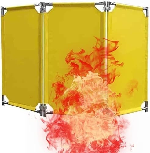 Couverture de soudage avec cadre – Protection en vinyle ignifuge pour écrans de soudure et rideaux