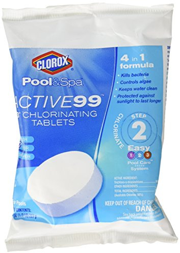Clorox Pool&Spa 22000CLX Chlorinating Tablets, 1 per Package, 3