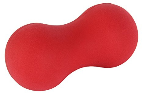 POWRX Peanut Mini Massageball - Für Faszientherapie und Triggerpunkttherapie (Rot)
