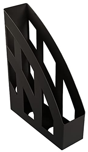 Idena - Stehsammler für DIN A4, aus Kunststoff (schwarz)